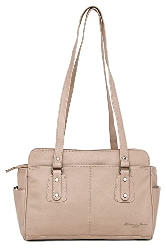 Hudson & James Designer Genuine Leather Women Ladies Travel Satchel Everyday Crossover Cross body Work iPad Shoulder Handbag Bag