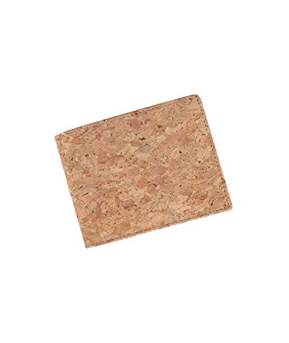 Designer Hudson & James Cork Vegan RFID Blocking Shield Card Holder Wallet for Men Lightweight Made of Eco Friendly Cork