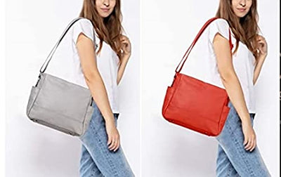 Hudson & James Designer Genuine Leather Women Ladies Travel Satchel Everyday Crossover Cross body Work iPad Shoulder Handbag Bag