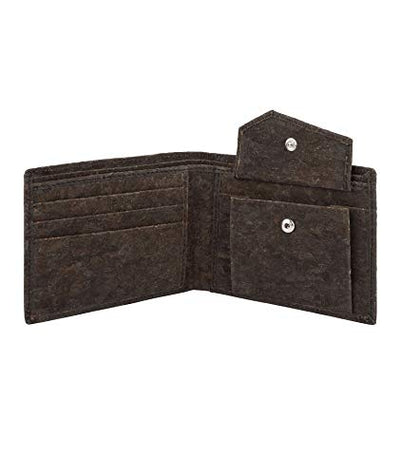 Designer Hudson & James Cork Vegan RFID Blocking Shield Card Holder Wallet for Men Lightweight Made of Eco Friendly Cork