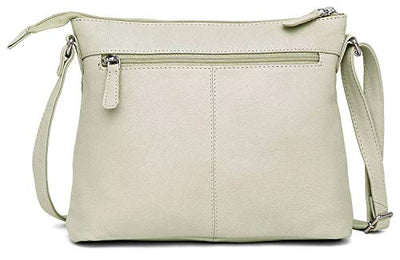 Hudson & James Designer Genuine Leather Women Ladies Travel Satchel Everyday Crossover Cross body Work iPad Shoulder Handbag Bag