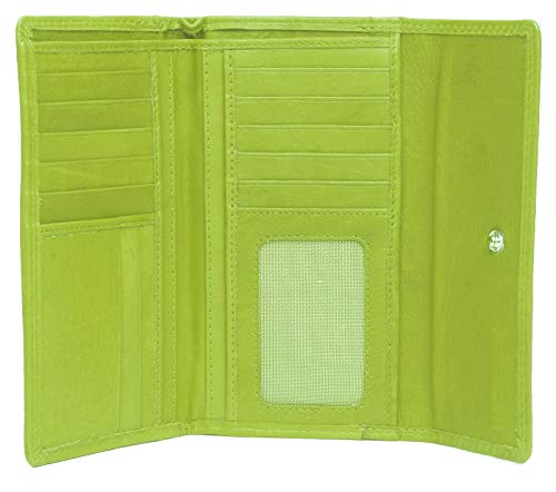 J. Wilson London Ladies RFID Safe Designer Leather Purse Card Women Wallet Zip Pocket Boxed