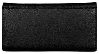 J. Wilson London Ladies RFID Safe Designer Soft Leather Purse Card Women Clutch Wallet with Zip Pocket Gift Boxed