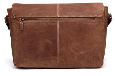 J Wilson London Messenger Bag Mens Leather Flapover 10 litres