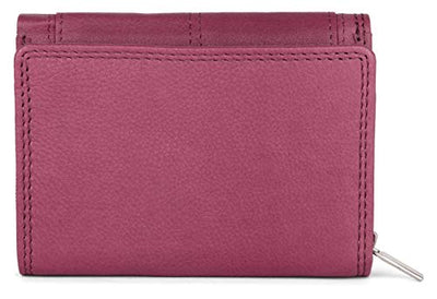 Ladies Rfid Protection Real Leather Purse Card Women Wallet Zip Coin Pocket