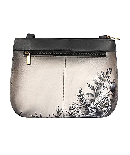 Designer Hand Painted Genuine Real Nappa Leather Handmade Women Ladies Travel Satchel Everyday Crossover Cross body Work Shoulder Handbag Bag