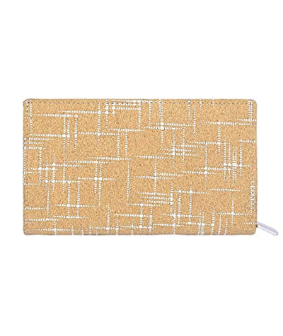 Ladies Cork Vegan RFID Blocking Card Holder Wallet Purse Card Women Wallet