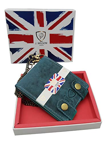 J WILSON London Designer Genuine Leather Biker s Wallet Motorbike Vint Leather4u