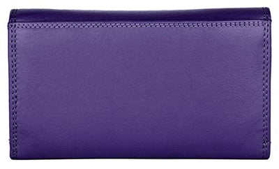 J. Wilson London Ladies RFID Protection Real Leather Purse Card Women Wallet Zip Coin Pocket