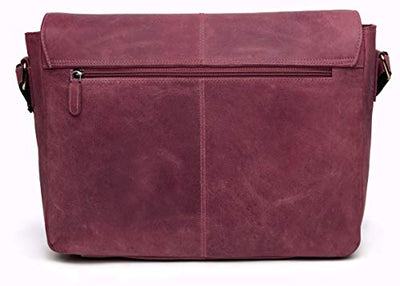 J Wilson London Messenger Bag Mens Leather Flapover 10 litres