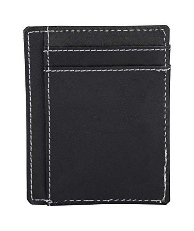 RFID Blocking Slim Front Pocket Designer Leather Wallet for Men Mini Credit Card Holder Case