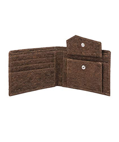 Designer Hudson & James Cork Vegan RFID Blocking Shield Card Holder Wallet for Men Lightweight Made of Eco Friendly Cork