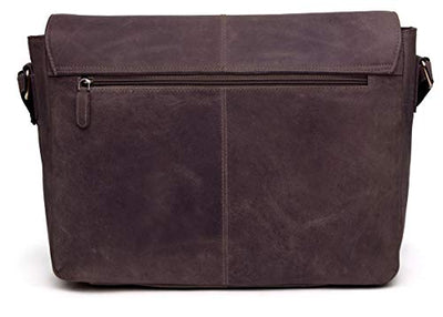 J Wilson London Messenger Bag Mens Leather Flapover 10 litres