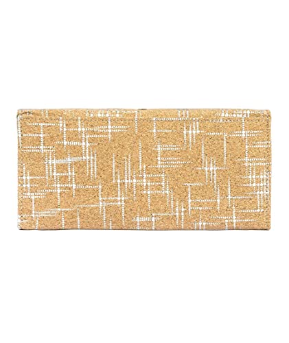 Ladies Cork Vegan RFID Blocking Card Holder Wallet Purse Card Women Wallet