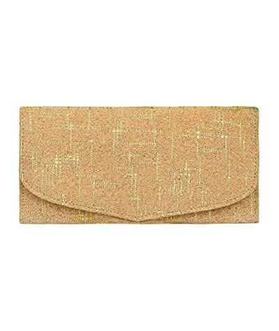 Ladies Cork Vegan RFID Blocking Card Holder Wallet Purse Card Women Wallet