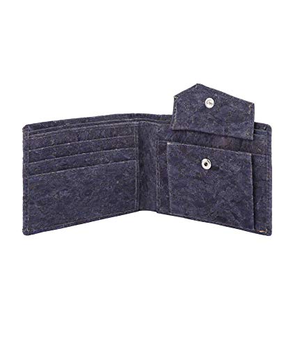 Designer Hudson & James Cork Vegan RFID Blocking Shield Card Holder Wallet for Men Lightweight Made of Eco Friendly Cork