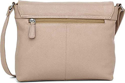 Hudson & James Designer Genuine Leather Women Ladies Travel Satchel Everyday Crossover Cross body Work iPad Shoulder Handbag Bag