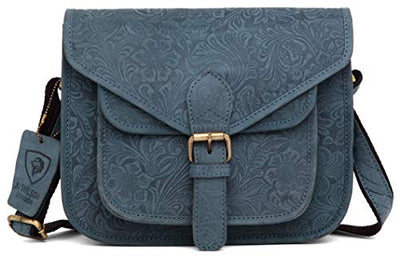 J. Wilson London Messenger Bag Women Leather Flapover 5 Litres