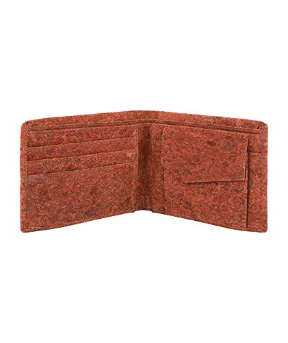 Designer Hudson & James Cork Vegan RFID Blocking Shield Card Holder Wallet for Men Lightweight Made of Eco Friendly Cork