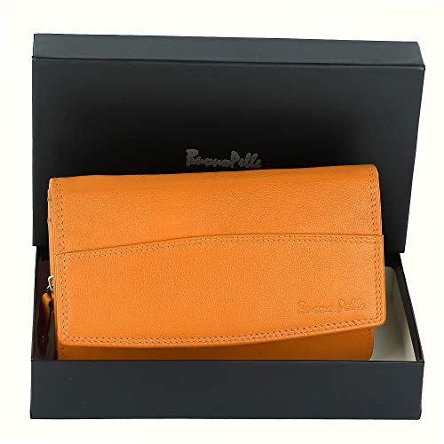 Ladies Designer Luxury Quality Soft Nappa Leather Purse Card Women Clutch Wallet with Zip pocket Gift Boxed