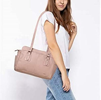 Hudson & James Designer Genuine Leather Women Ladies Travel Satchel Everyday Crossover Cross body Work iPad Shoulder Handbag Bag