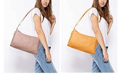 Hudson & James Designer Genuine Leather Women Ladies Travel Satchel Everyday Crossover Cross body Work iPad Shoulder Handbag Bag
