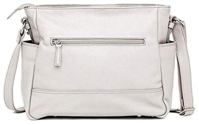 Hudson & James Designer Genuine Leather Women Ladies Travel Satchel Everyday Crossover Cross body Work iPad Shoulder Handbag Bag