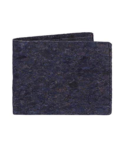 Designer Hudson & James Cork Vegan RFID Blocking Shield Card Holder Wallet for Men Lightweight Made of Eco Friendly Cork