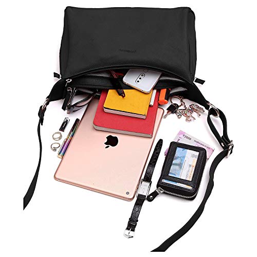 Hudson & James Designer Genuine Leather Women Ladies Travel Satchel Everyday Crossover Cross body Work iPad Shoulder Handbag Bag