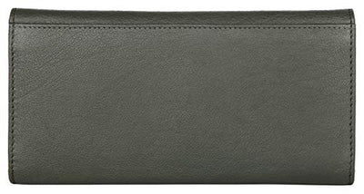 J. Wilson London Ladies RFID Safe Designer Soft Leather Purse Card Women Clutch Wallet with Zip Pocket Gift Boxed