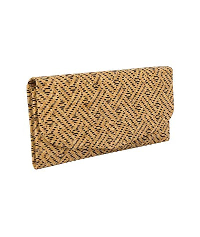 Ladies Cork Vegan RFID Blocking Card Holder Wallet Purse Card Women Wallet