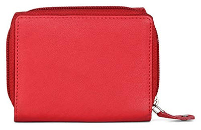 J. Wilson London Ladies RFID Safe Designer Leather Purse Card Women Wallet Zip Pocket Boxed