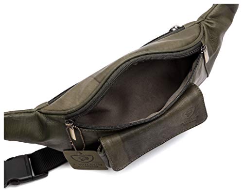 REAL DISTRESSED LEATHER BUM WAIST BAG TRAVEL HOLIDAY MONEY BELT POUCH CHANGE BUMBAG