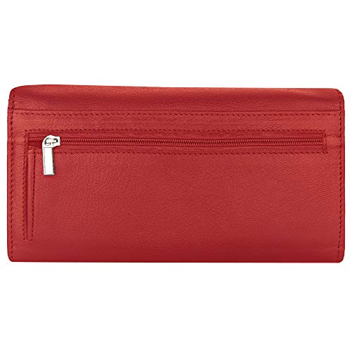 Ladies Designer Luxury Quality Soft Nappa Leather Purse Multi Credit Card Women Clutch Wallet with Zip pocket Gift Boxed