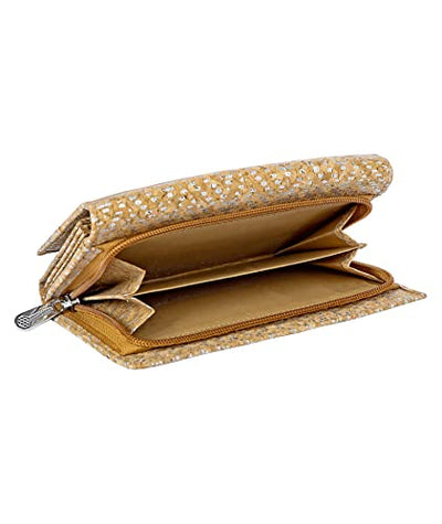 Ladies Cork Vegan RFID Blocking Card Holder Wallet Purse Card Women Wallet