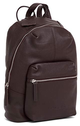 Ladies Backpack Hudson & James Leather Backpack for Women Girls Schoolbag Casual Daypack School Bag Satchel