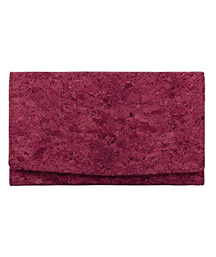 Ladies Cork Vegan RFID Blocking Card Holder Wallet Purse Card Women Wallet