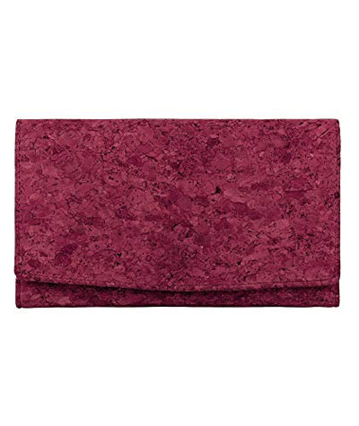 Ladies Cork Vegan RFID Blocking Card Holder Wallet Purse Card Women Wallet