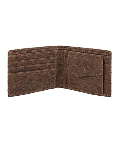 Designer Hudson & James Cork Vegan RFID Blocking Shield Card Holder Wallet for Men Lightweight Made of Eco Friendly Cork