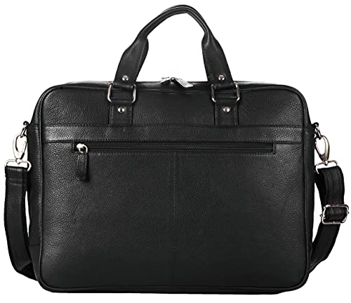 J WILSON London - Designer Genuine Real Distressed Leather 15" Laptop Handmade Unisex Crossover Flapover Everyday Crossover Work iPad Shoulder Messenger Briefcase Bag