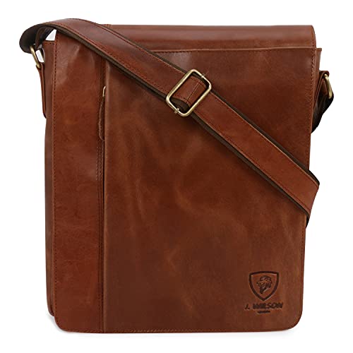 Wilson leather sales mens messenger bag