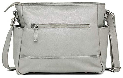 Hudson & James Designer Genuine Leather Women Ladies Travel Satchel Everyday Crossover Cross body Work iPad Shoulder Handbag Bag