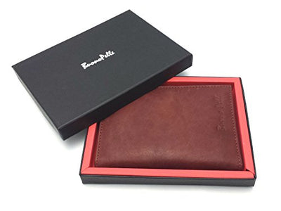 NEW RFID BLOCKING 100% REAL LEATHER PASSPORT TRAVEL WALLET COVER HOLDER ORGANISER GIFT BOXED