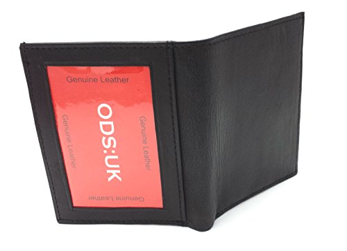 ODS:UKⓇ Real Leather Oyster Credit Card Wallet Holder Slim Mini Travel Business Money Unisex For Men, Women Ladies