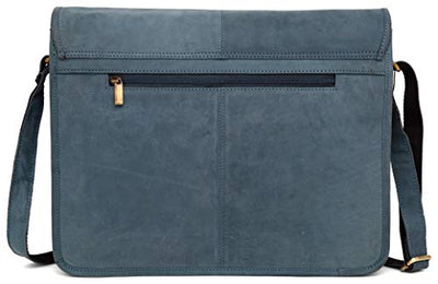 J Wilson London Messenger Bag Mens Leather Flapover 10 litres