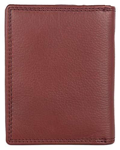 J. Wilson London Ladies RFID Safe Designer Soft Leather Purse Card Women Clutch Wallet with Zip Pocket Gift Boxed