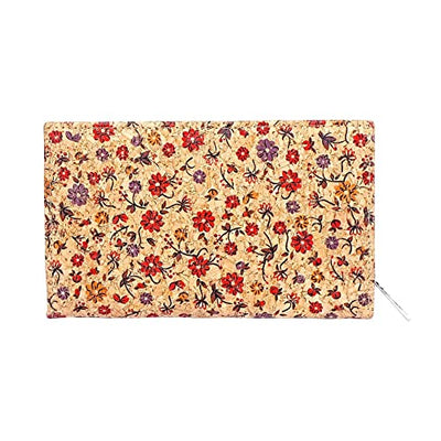 Ladies Cork Vegan RFID Blocking Card Holder Wallet Purse Card Women Wallet