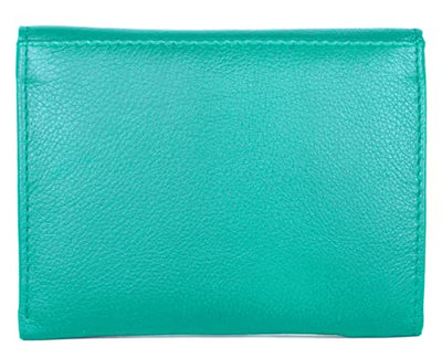 J. Wilson London Ladies RFID Safe Designer Leather Purse Card Women Wallet Zip Pocket Boxed