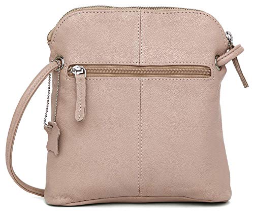 Hudson & James Designer Genuine Leather Women Ladies Travel Satchel Everyday Crossover Cross body Work iPad Shoulder Handbag Bag