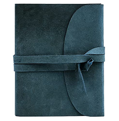 Handmade Writing Notebook - Antique Vintage Leather Bound Daily Notepad Unlined Paper Art Sketchbook Travel Diary Notebooks to Write in Book Gift